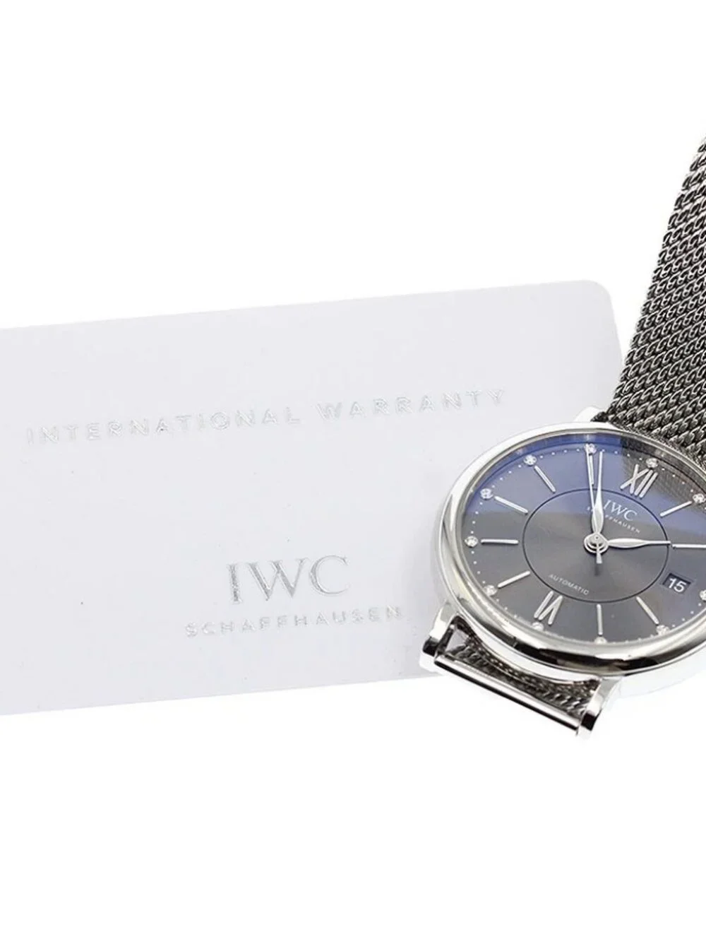 IWC SCHAFFHAUSEN Portofino Automatic 37 IW458110 12P diamond Watch_966467